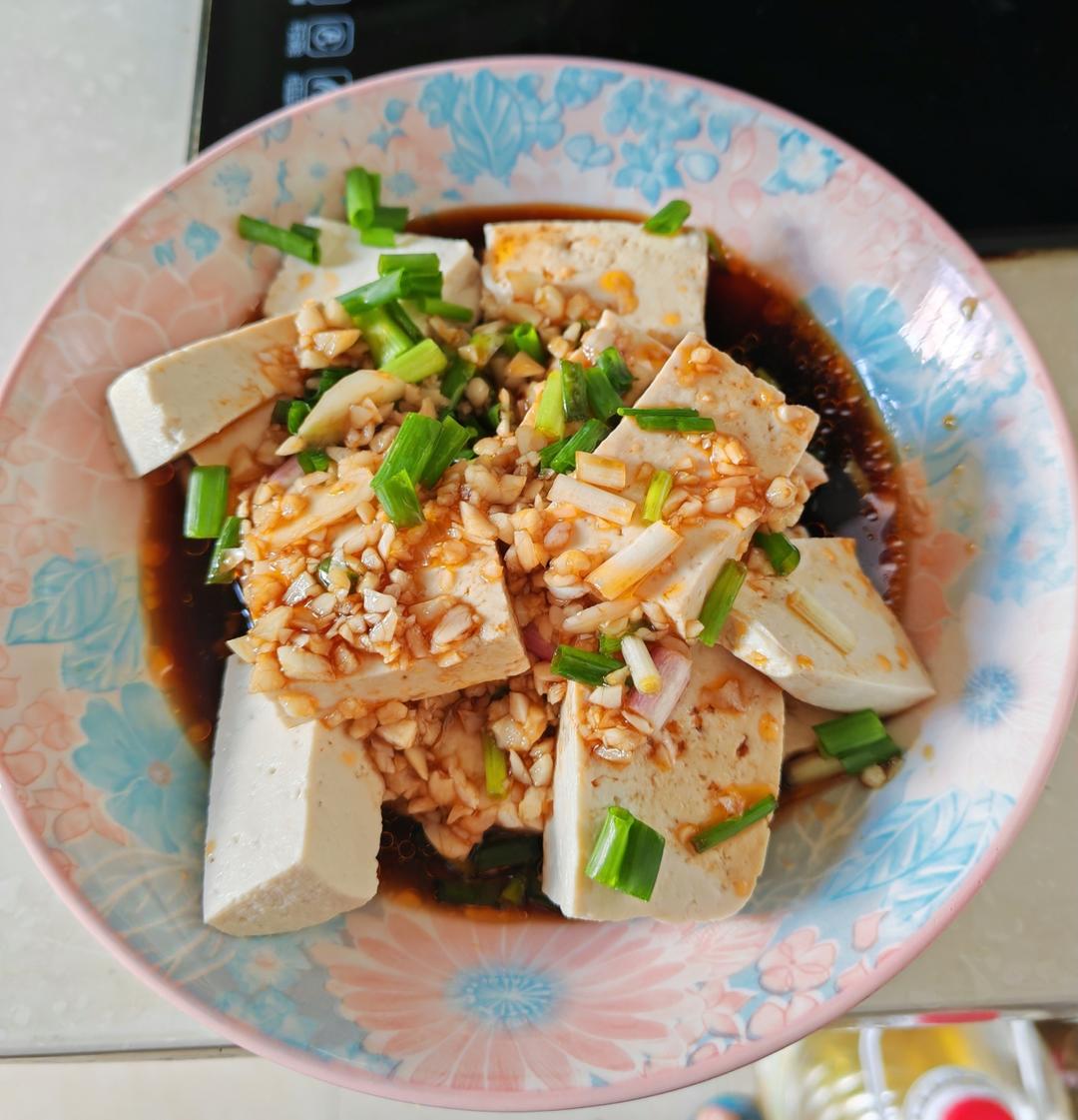 凉拌豆腐，爽口下饭超简单