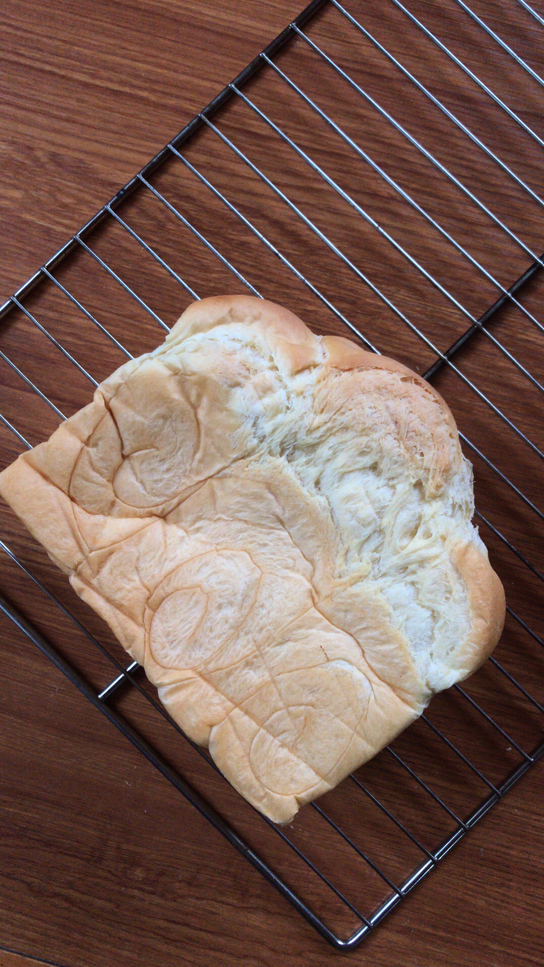 拯救发酵过头的面包面团之—老面北海道吐司的做法 步骤9