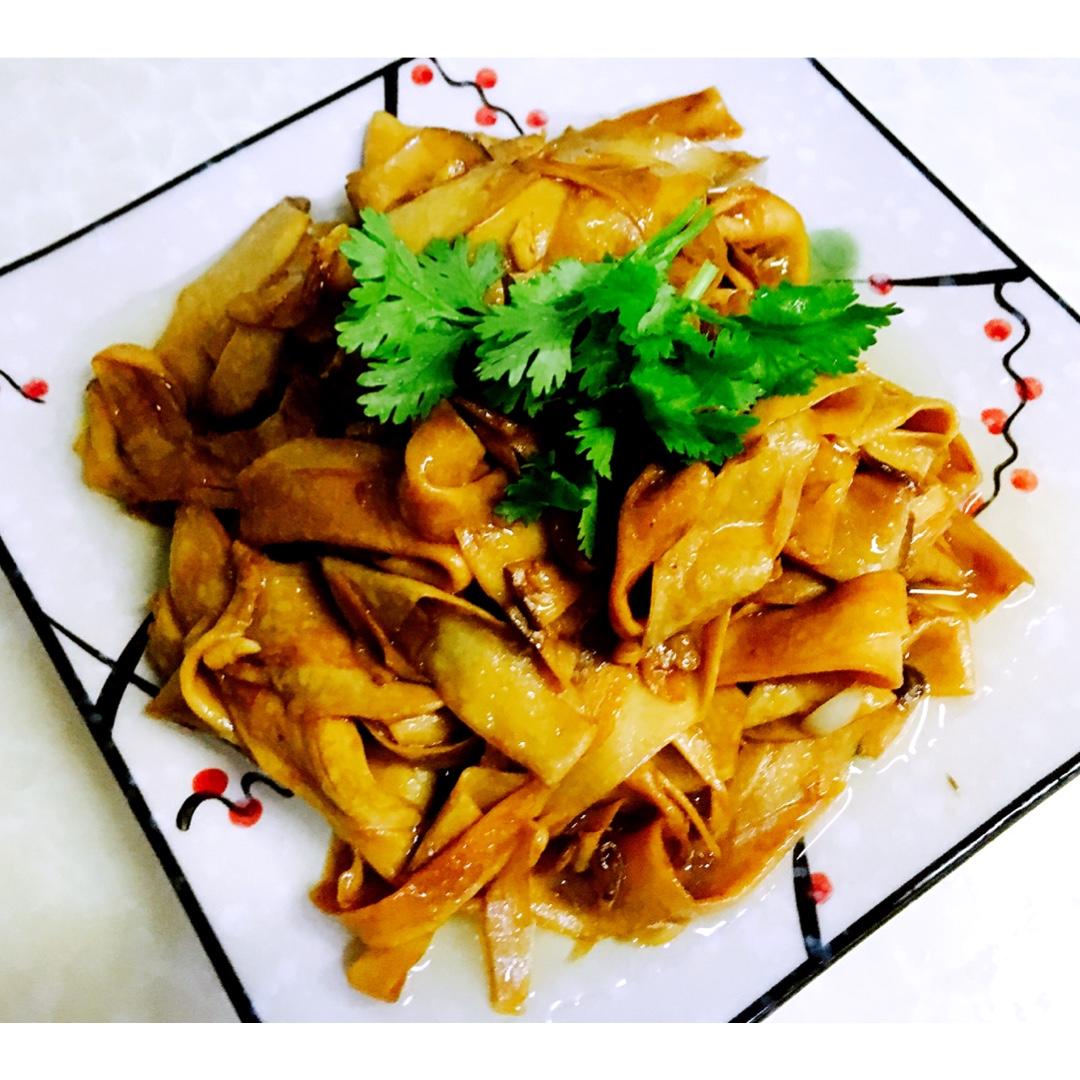圈圈阳阳做的干煸杏鲍菇