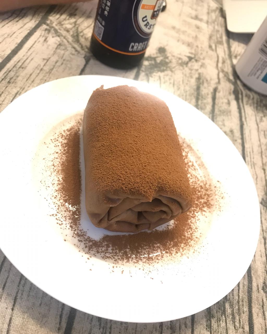 网红食谱│抹茶毛巾卷