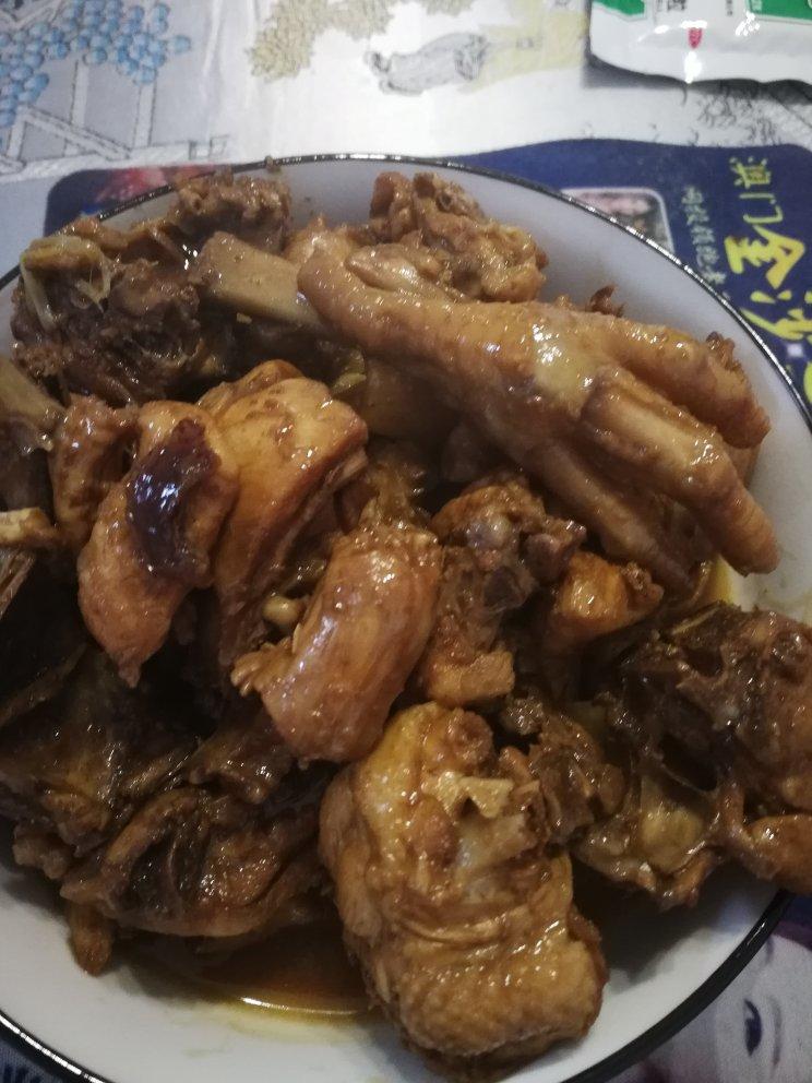 家常红烧鸡块