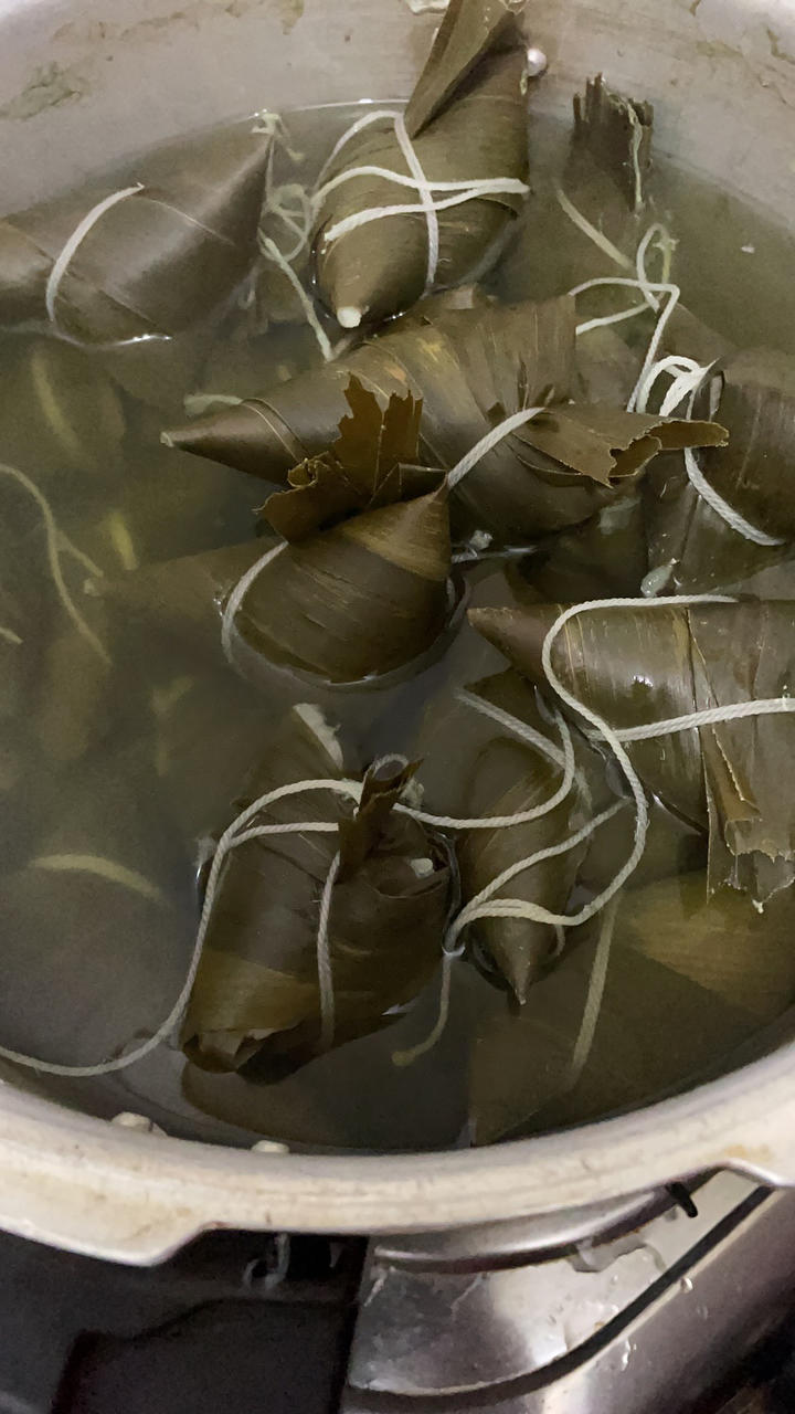 详细版三角粽 软糯㊙️红豆粽