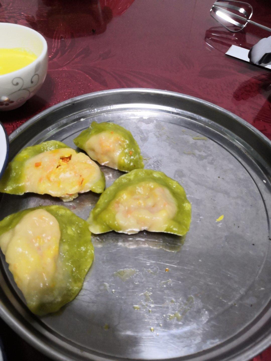 羊肉馅翡翠白玉饺
