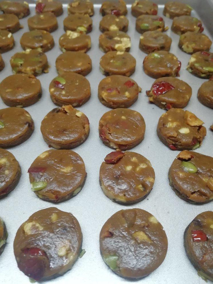 红枣红糖核桃饼干