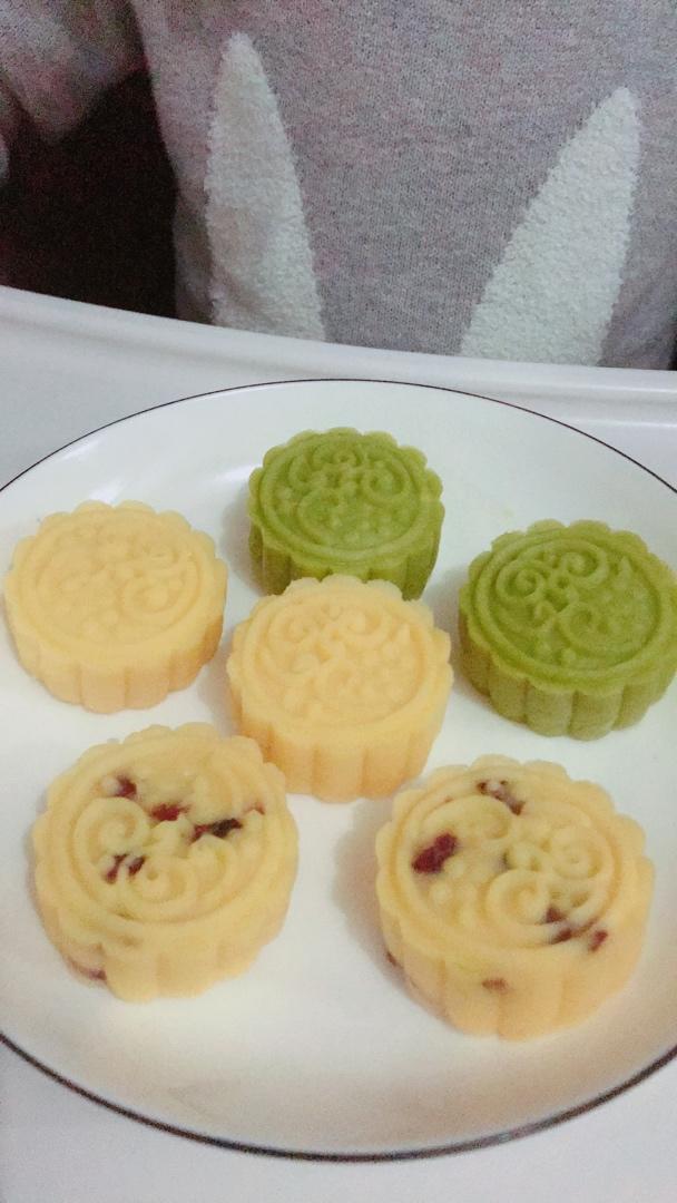 蔓越莓绿豆糕