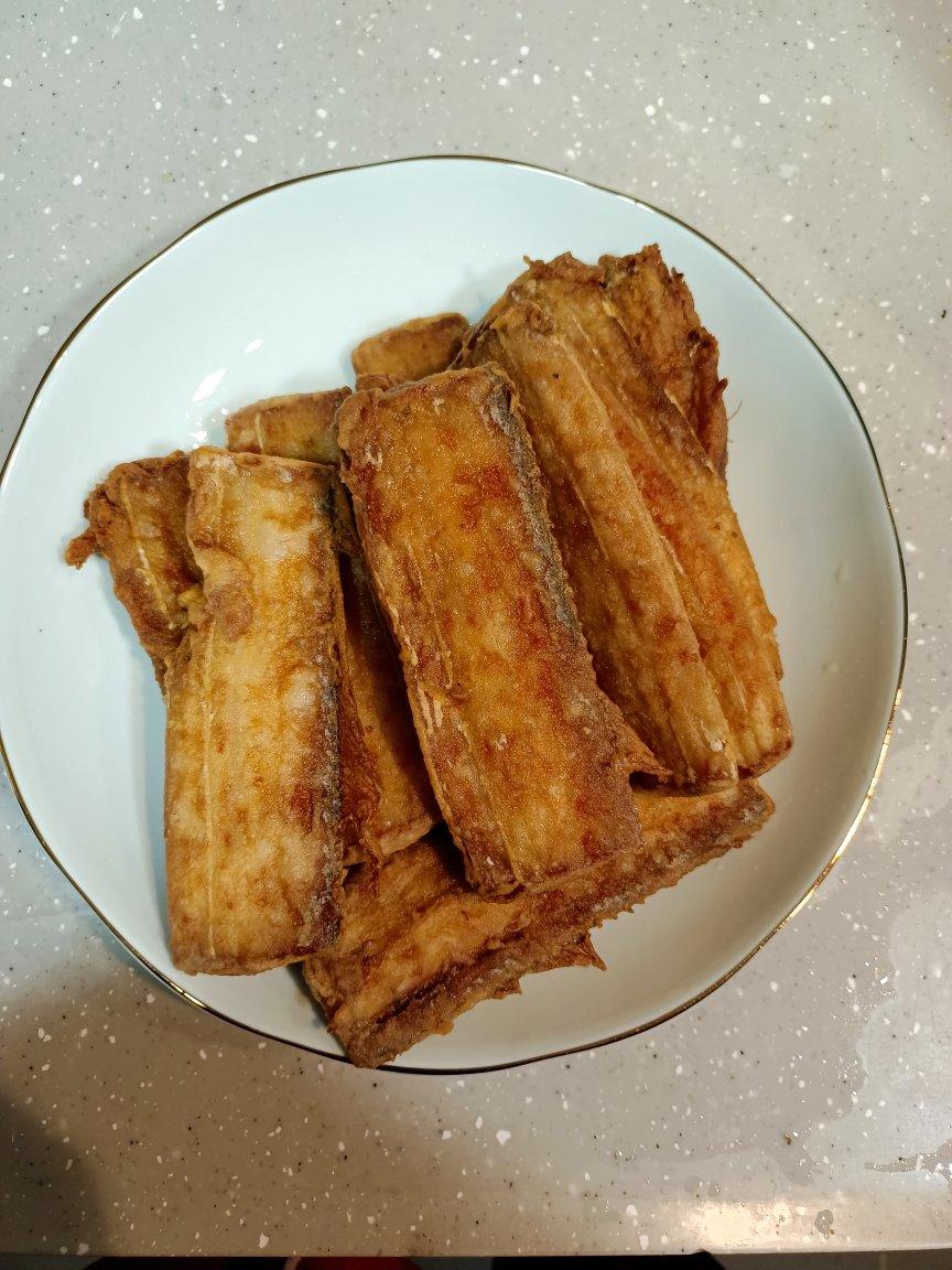 w3gj299做的干炸带鱼
