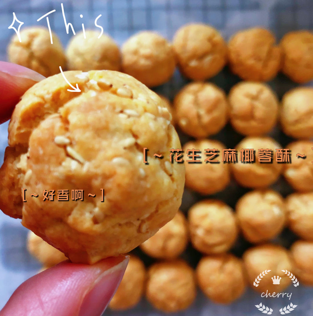 花生芝麻椰蓉酥