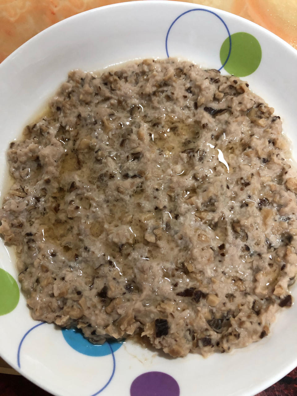 嫩滑的蒸肉饼