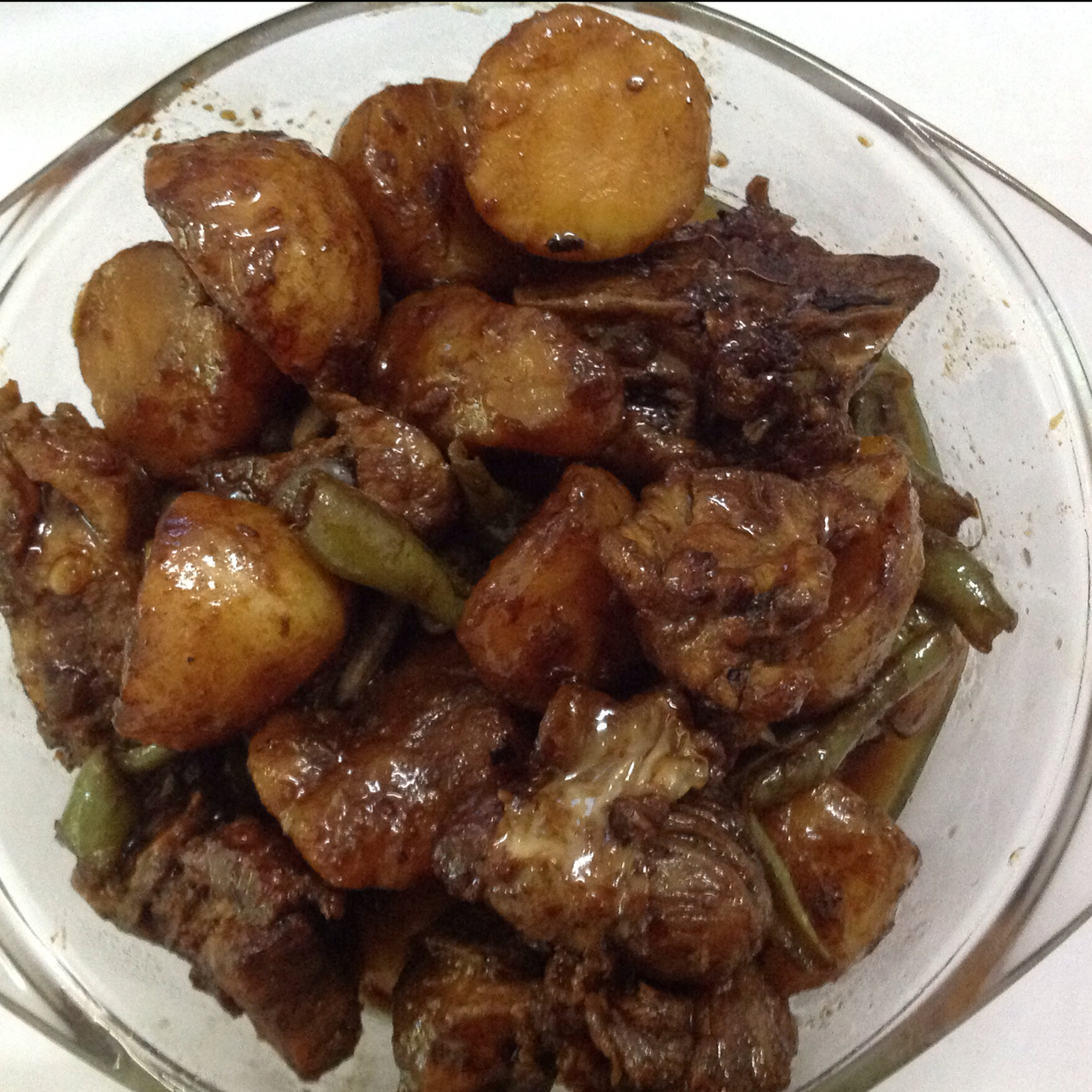 土豆烧排骨