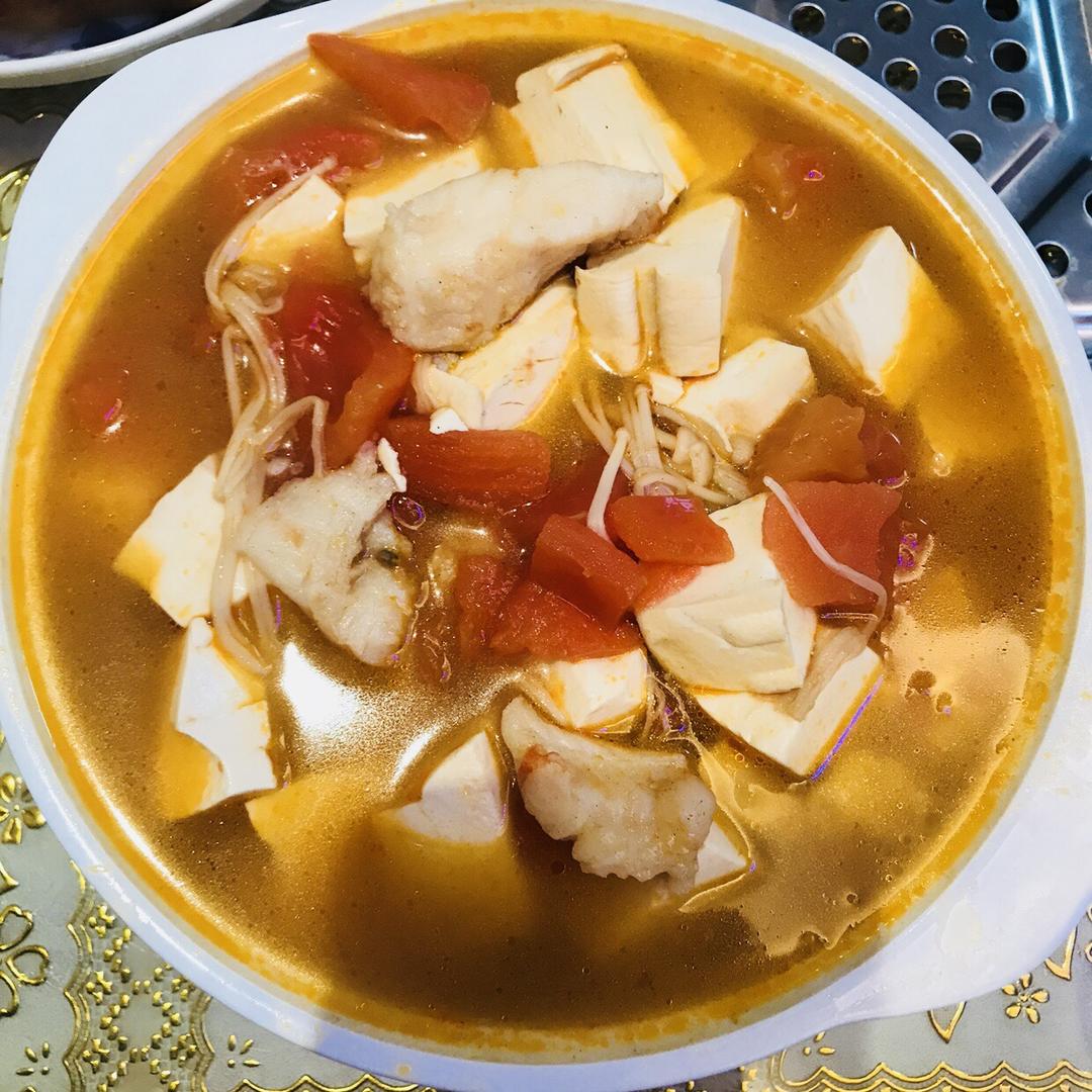 龙利鱼豆腐煲