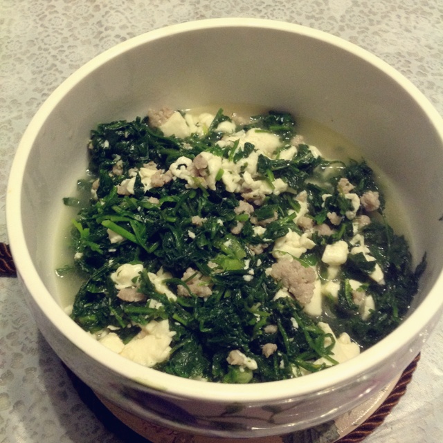 荠菜豆腐羹