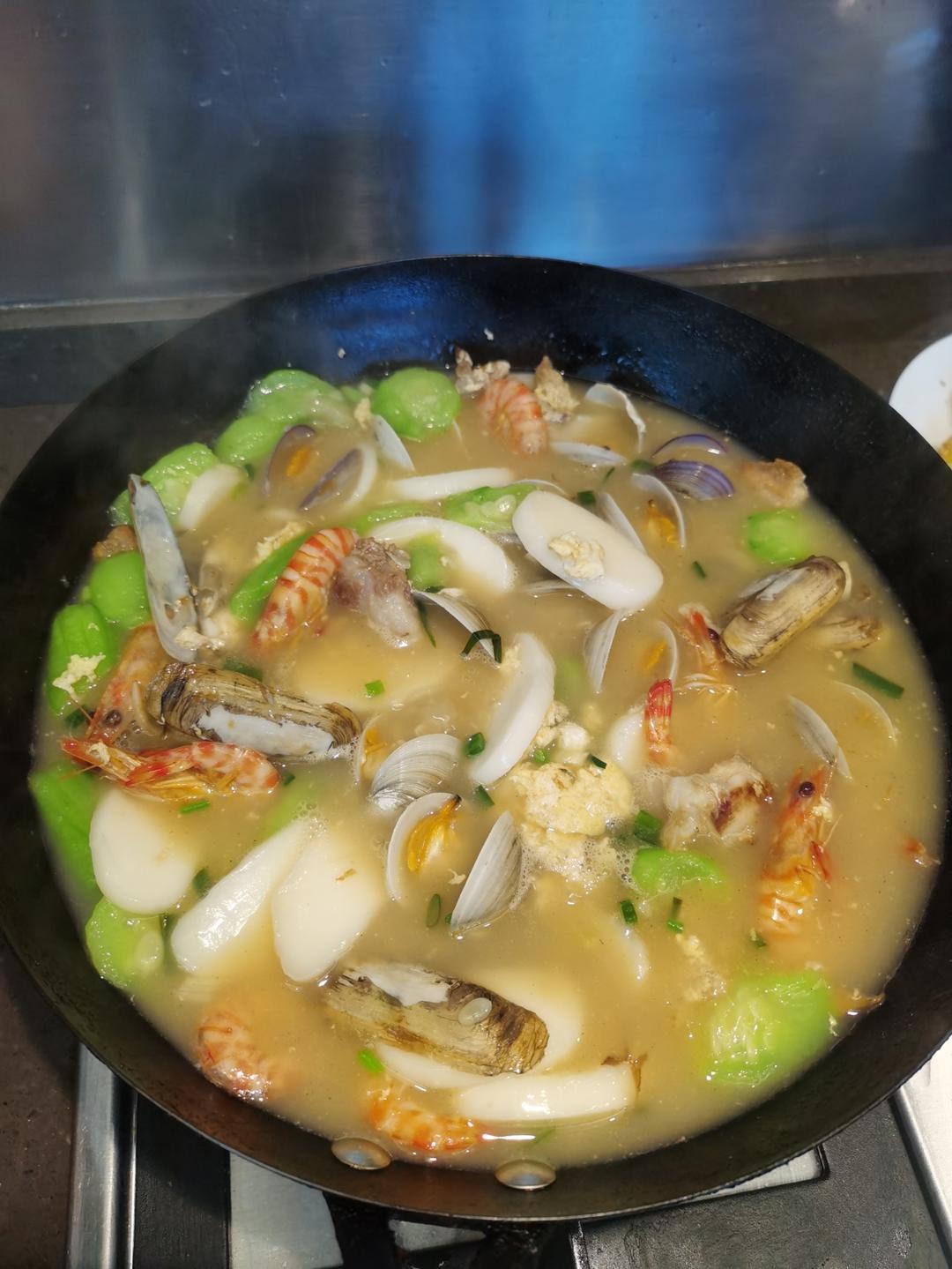 海鲜汤年糕