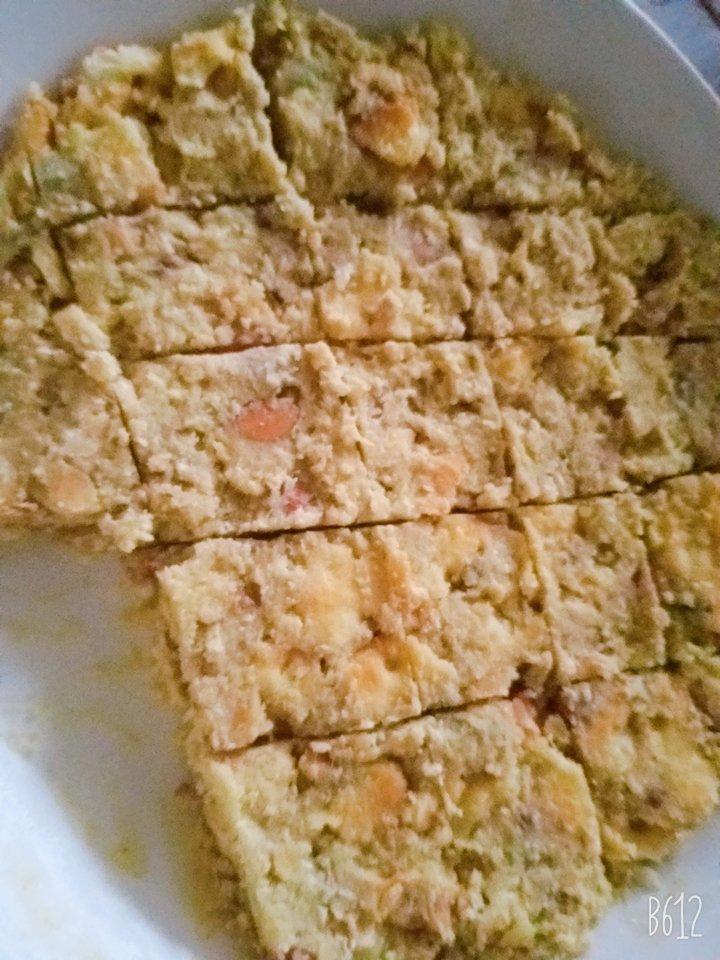 不开火‼️无黄油‼️低卡又好吃的红薯燕麦雪花酥