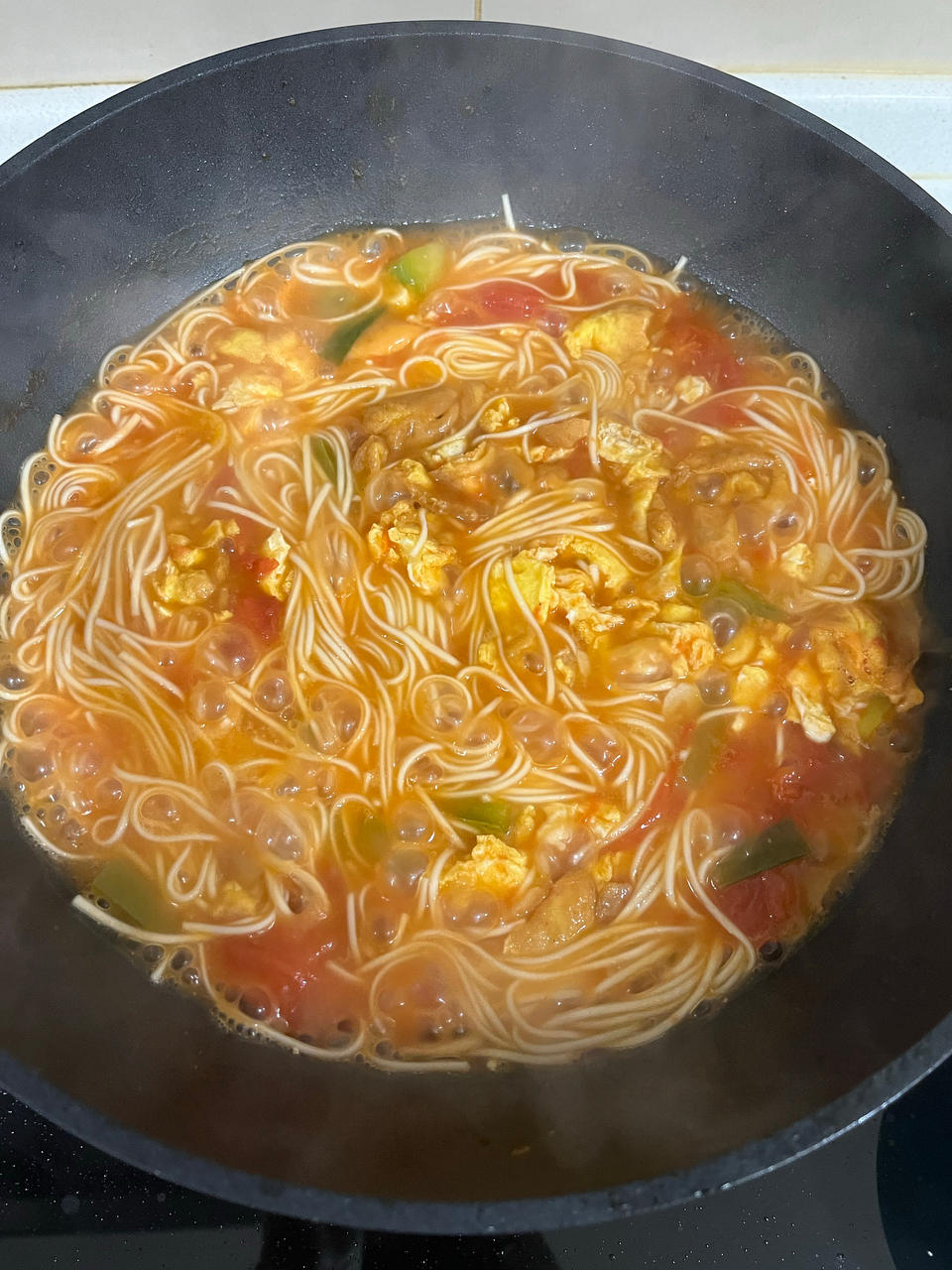 汤都要喝光的西红柿鸡蛋面