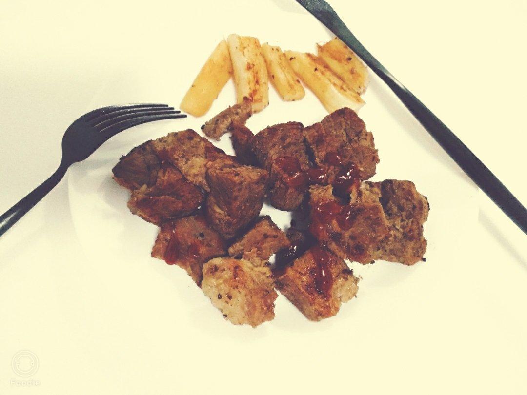香煎牛肉粒
