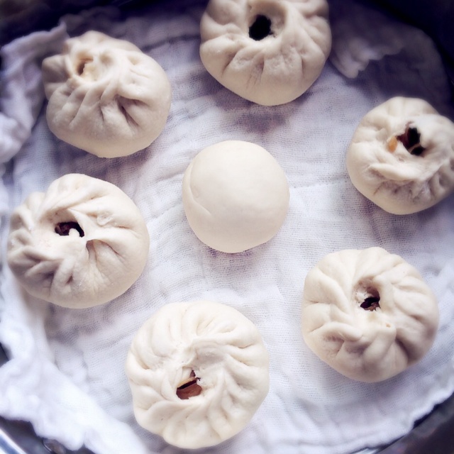 梅干菜肉包-无敌包子皮【墙裂推荐~！！！】