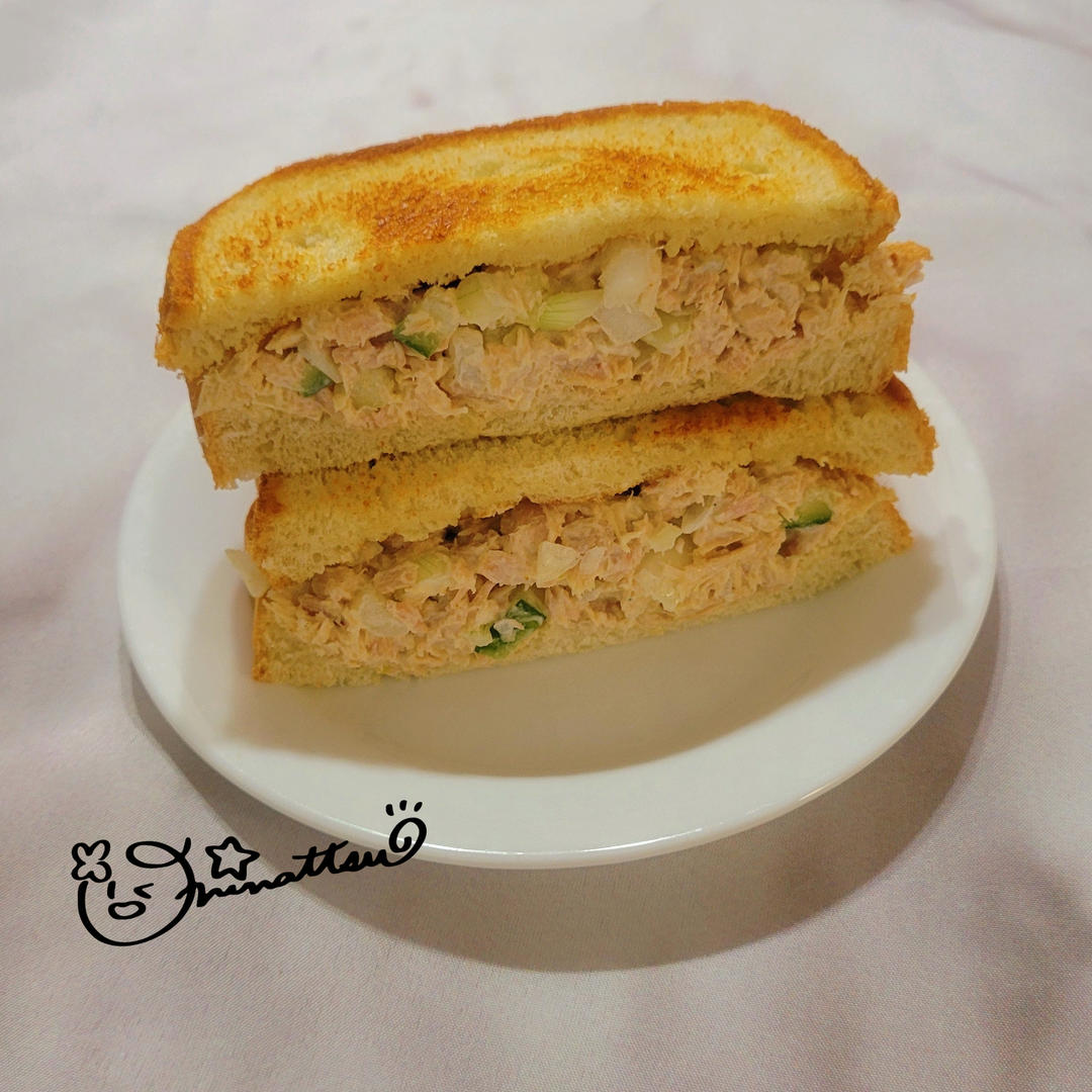 10分钟早餐｜热烤金枪鱼三明治🥪巨满足哇‼️