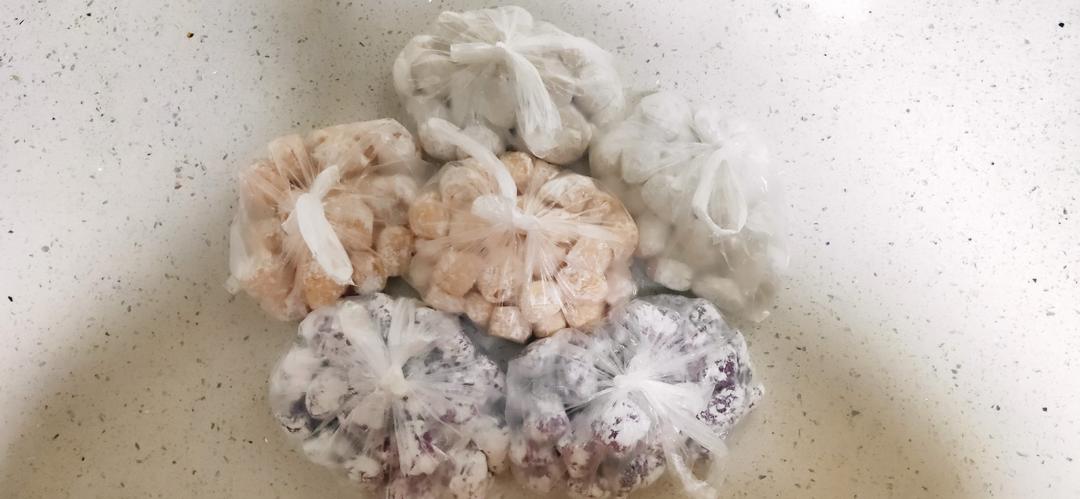 自制三色芋圆1⃣️（附上窍门详细比例）