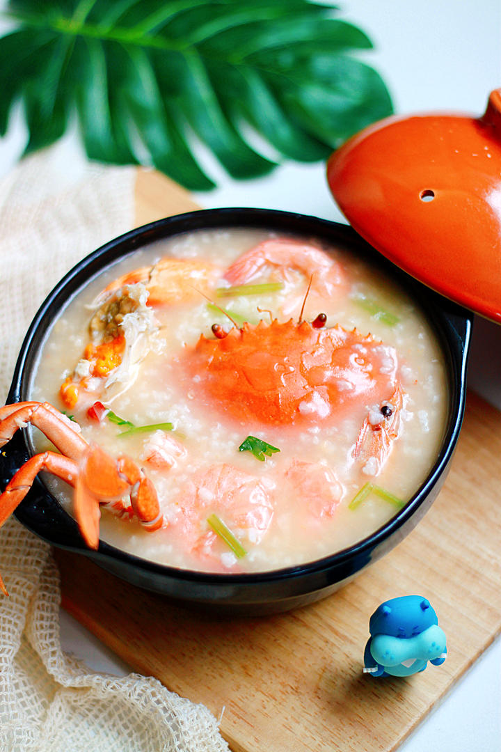 白虾膏蟹粥虾蟹粥