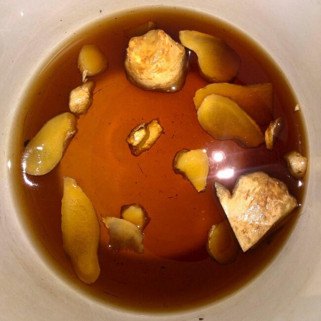 绿苣人做的可乐姜汤