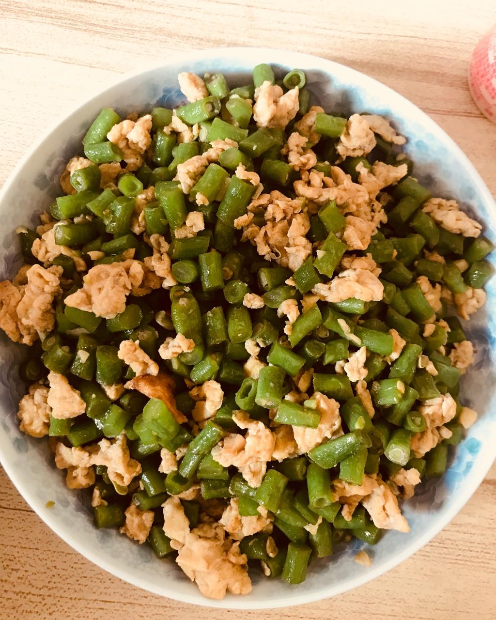 下饭菜|仿湘菜| 肉末豆角炒鸡蛋