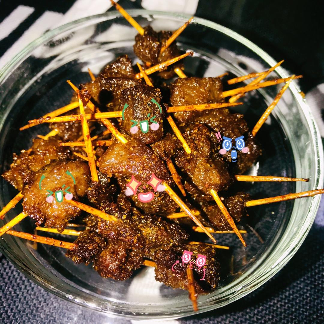 谁做谁成功的─牙签小牛肉