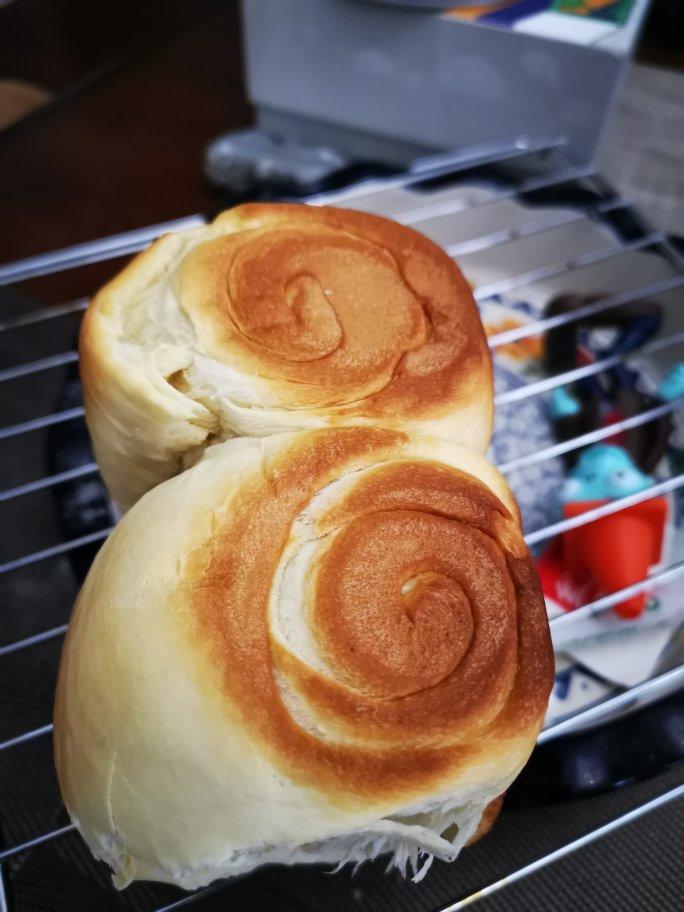 一次发酵纯奶手撕吐司面包（防止面团温度高的方法）B55