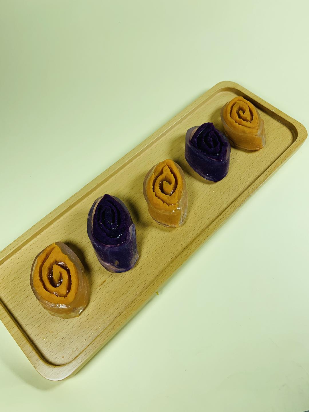 高颜值的薯蓉马蹄卷，手残党也能做！的做法