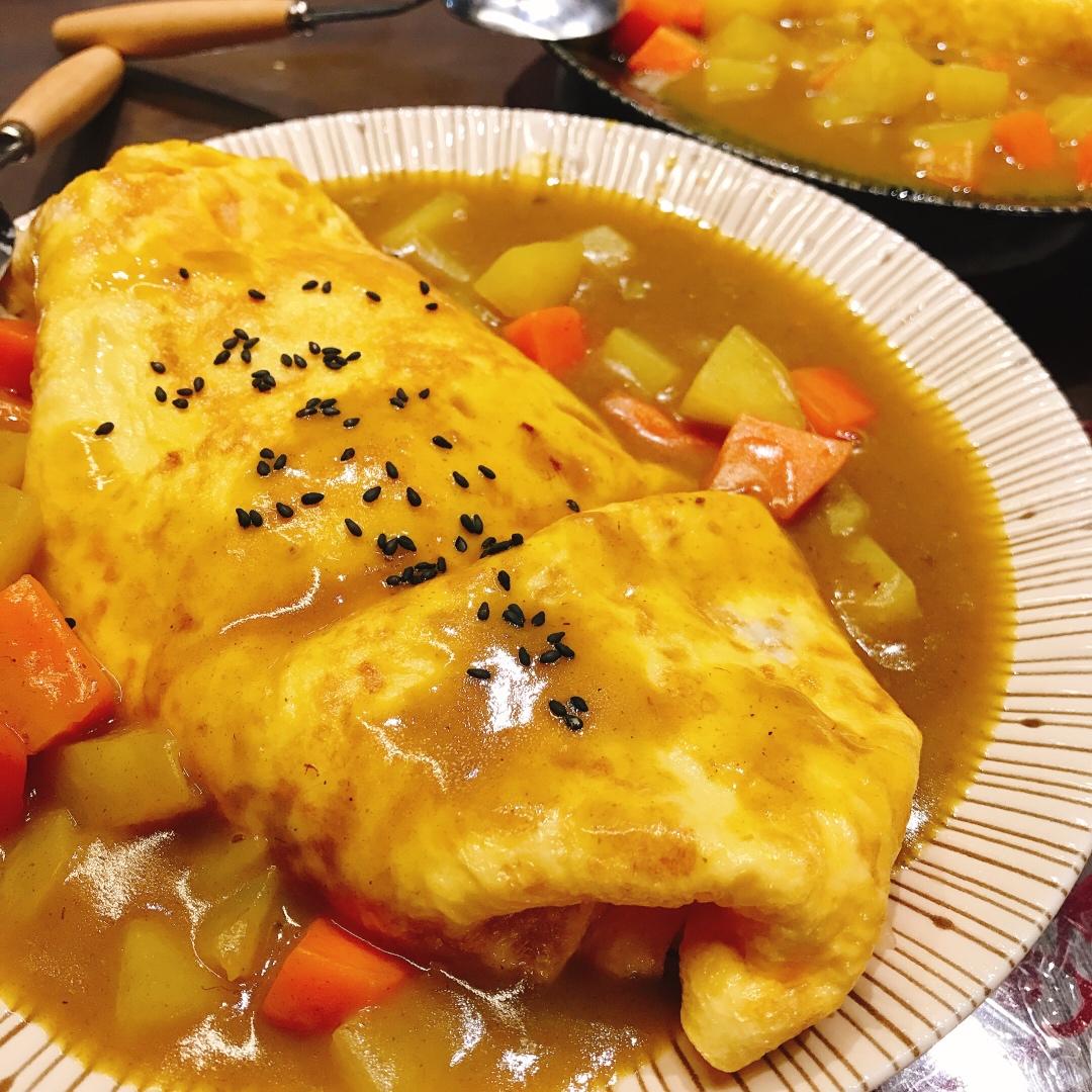 这是头牌了丨好吃的飞起来～🍛咖喱蛋包饭