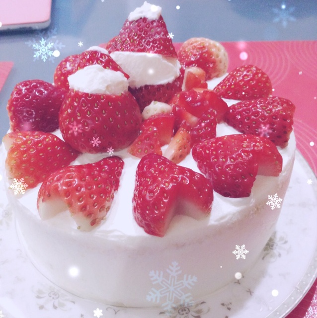 草莓聖誕雪人