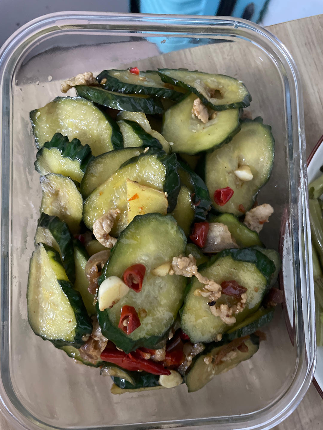 贼好吃的，下饭菜「黄瓜🥒炒肉🥩」