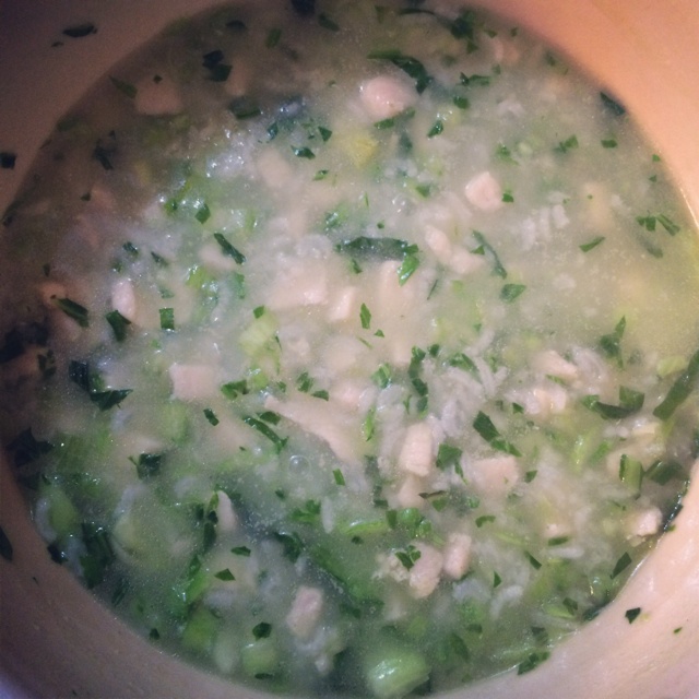 单身也要吃好的•鸡粒菜粥