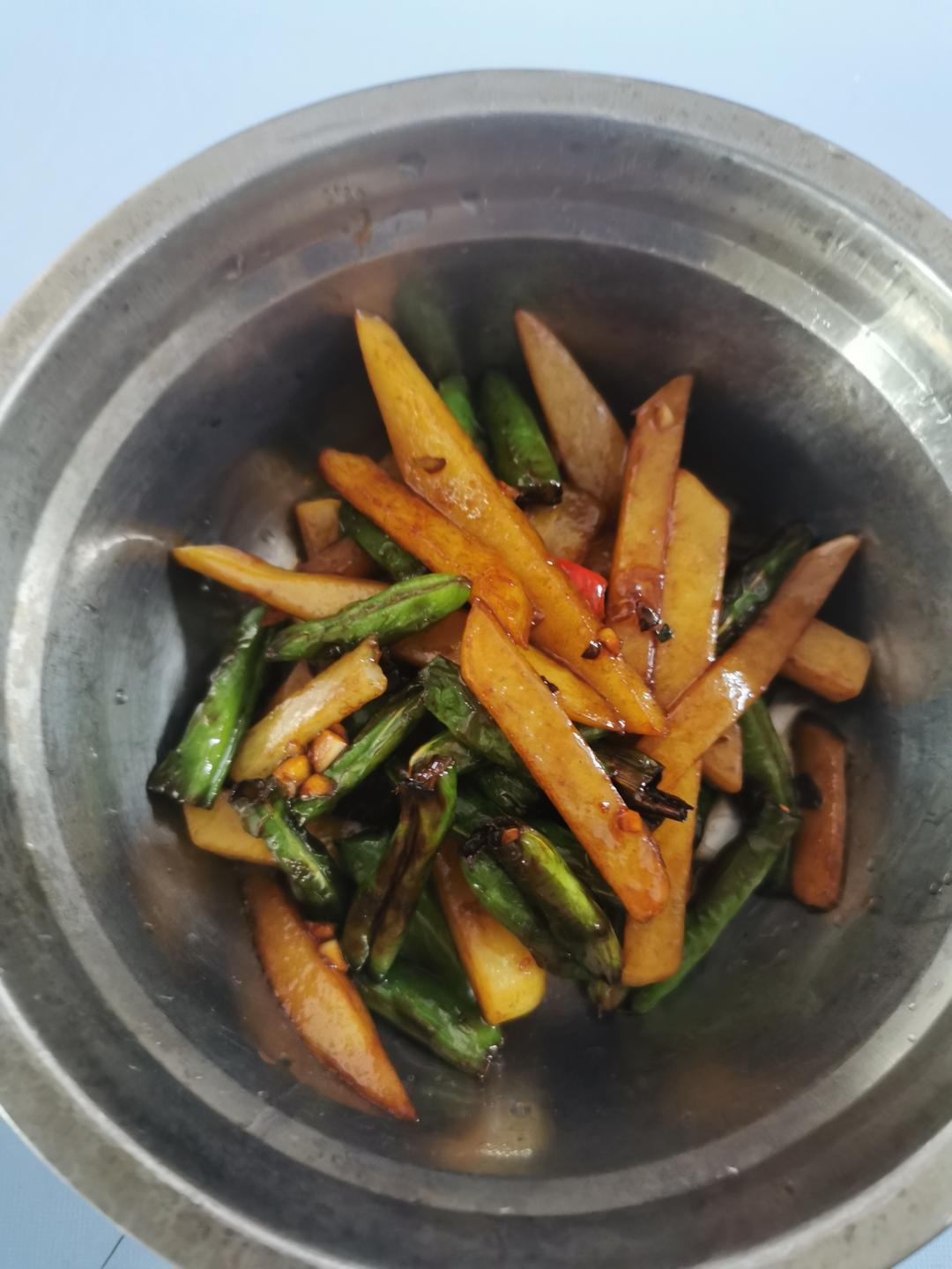 干煸豆角土豆