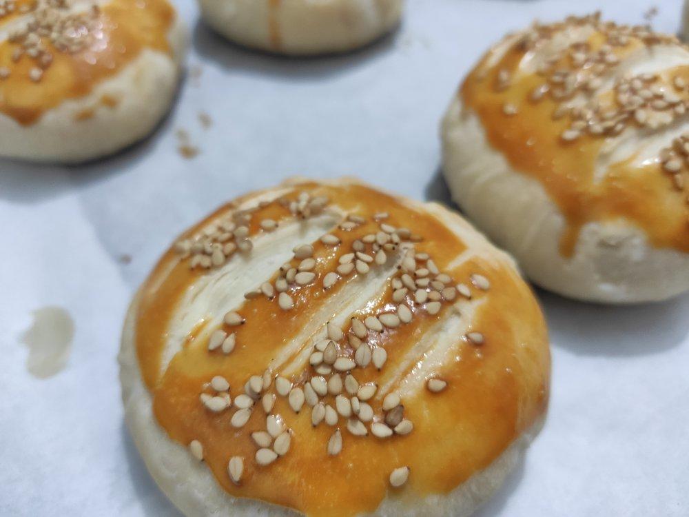 传统风味老婆饼，红豆沙馅老婆饼