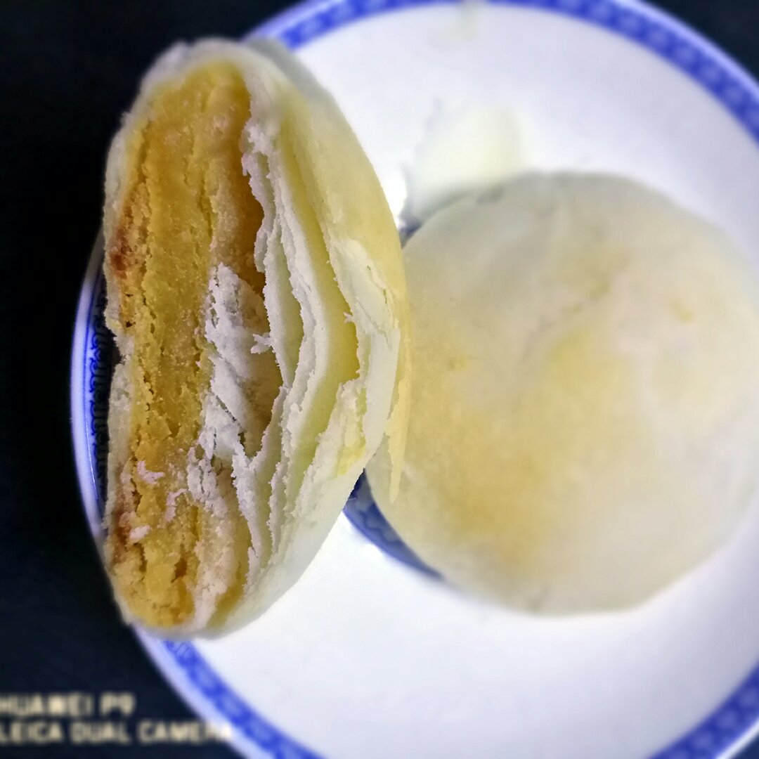 酥皮绿豆饼   酥得掉渣渣