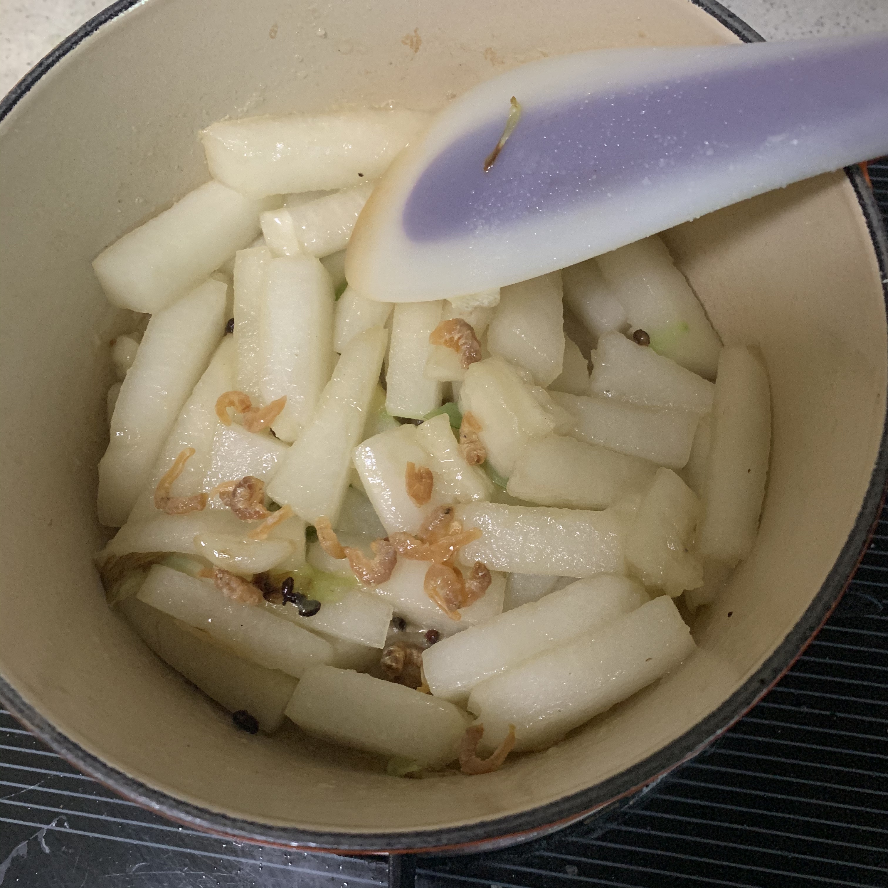 花椒为灵魂的食堂大厨版冬瓜海米羹的做法 步骤3