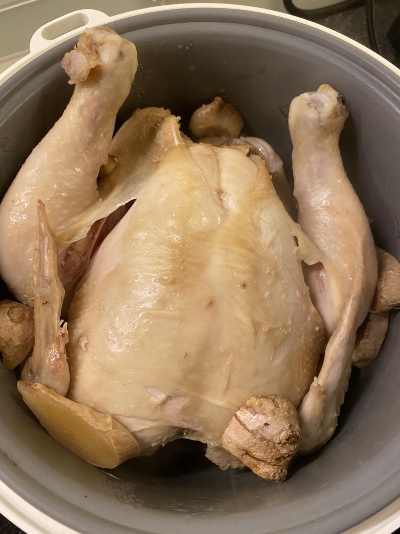 电饭煲盐焗鸡