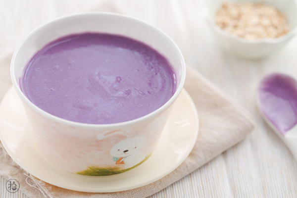 燕麦紫薯奶香米糊