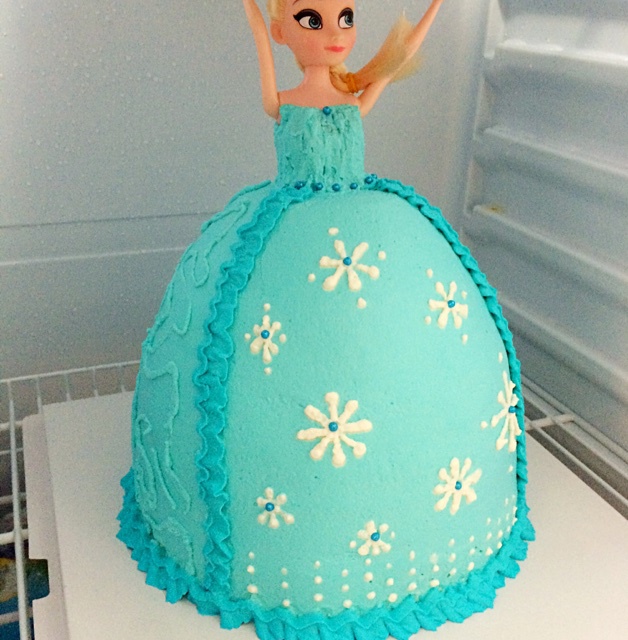 芭比蛋糕，每个女人的公主梦