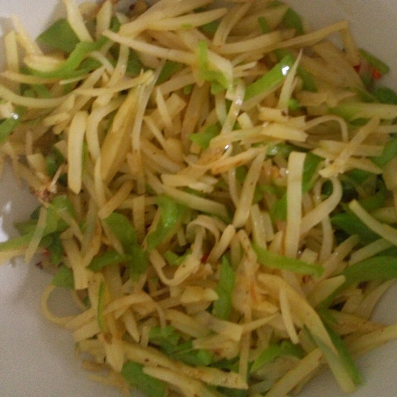 青椒土豆丝
