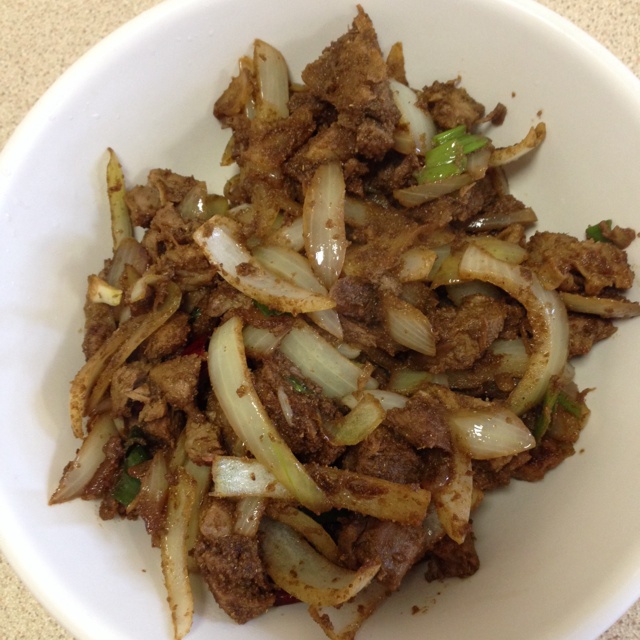 【孜然羊肉】深秋必吃的家常肉菜，夹馍更好吃~