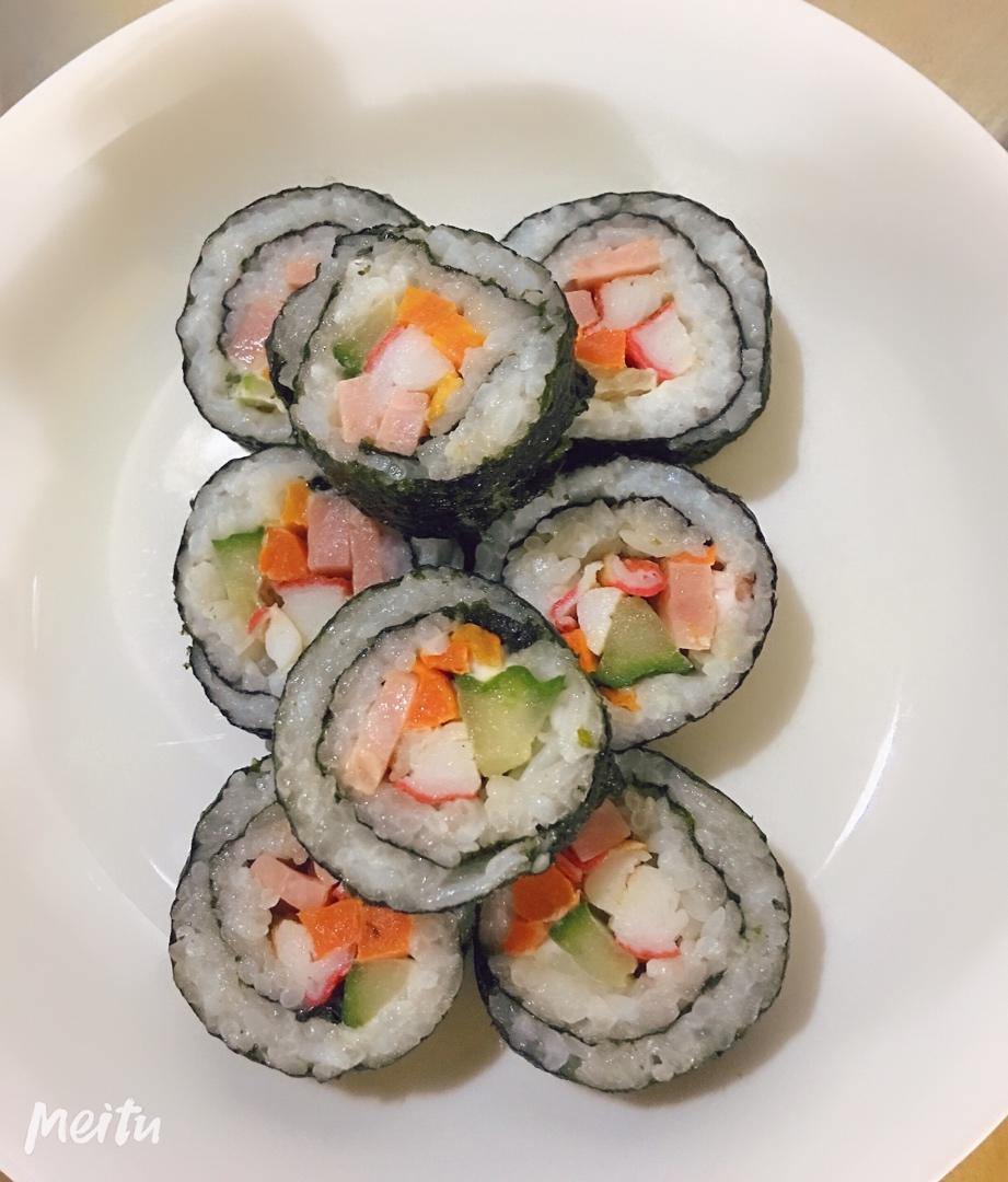 简易版紫菜包饭