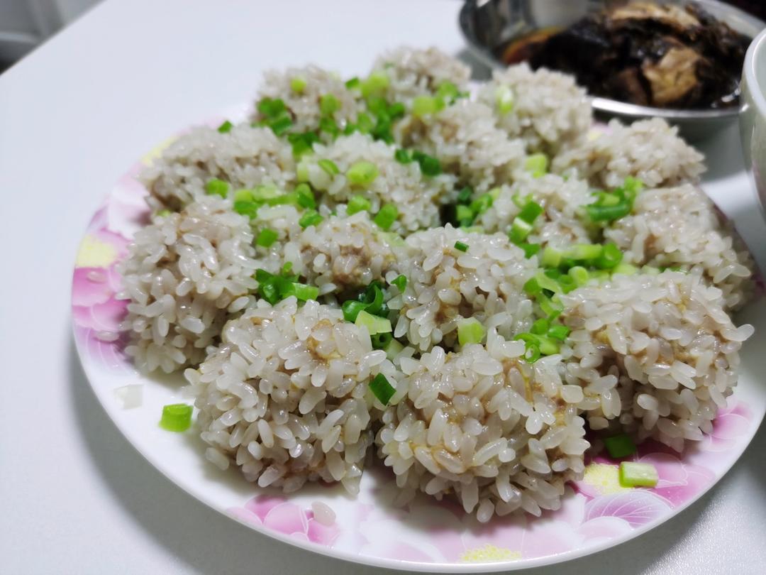 一口一个超过瘾的珍珠丸子