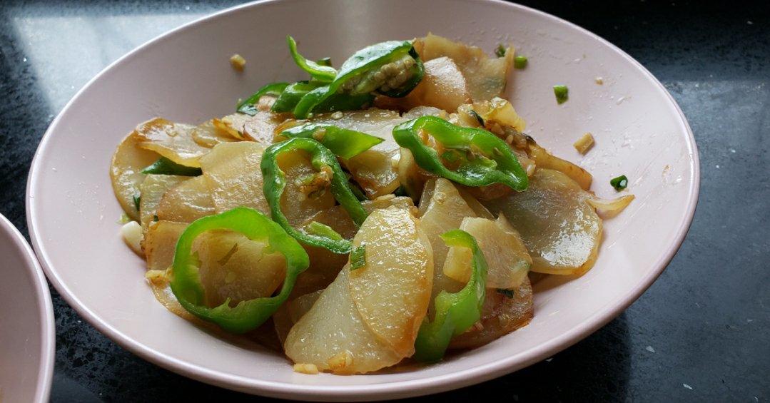 家常炒土豆片
