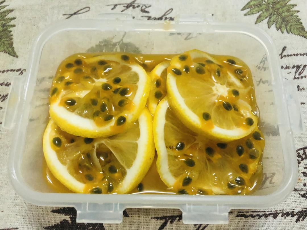 快手蜂蜜柠檬加百香果