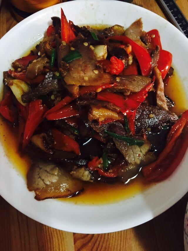 青椒腊肉