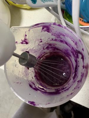 宝宝辅食：奶香紫薯蛋糕（7月龄+）的做法 步骤5