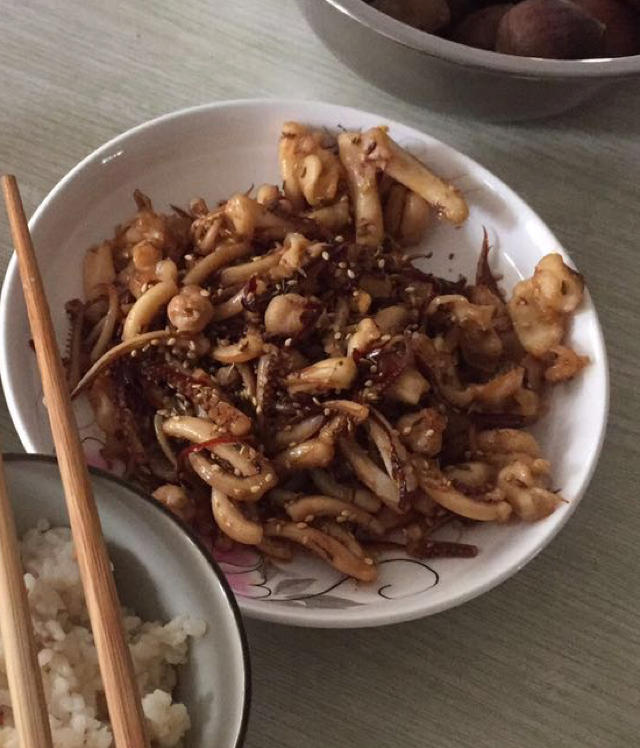 孜然鱿鱼