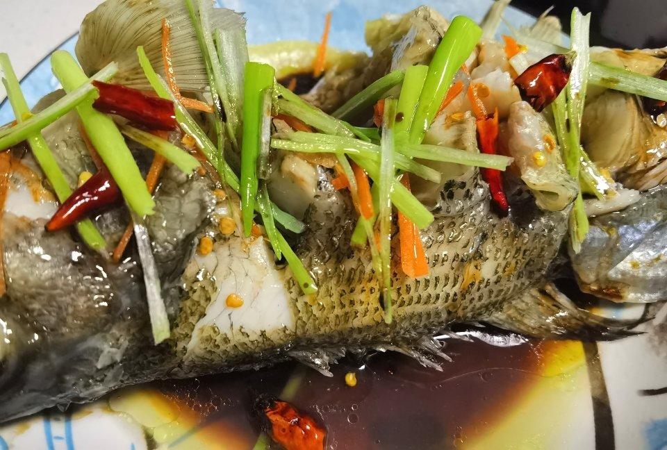 超入味清蒸鱼～清蒸鲈鱼桂花鱼（家常独创）