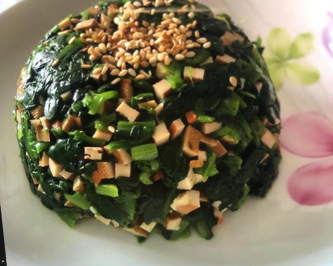 菠菜香干